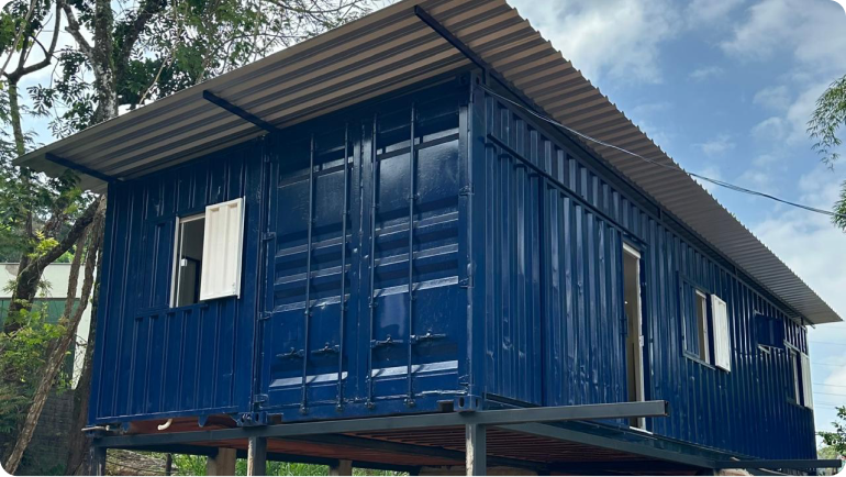 Casa Container de 60m2 com 2 Containers Marítimos